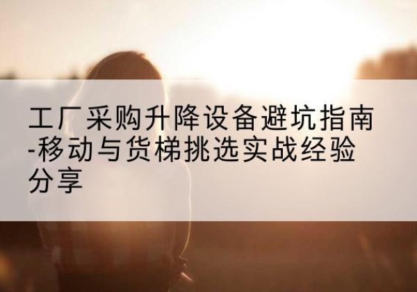 新宁移动式升降机怎么选-工厂采购升降设备避坑指南-移动与货梯挑选实战经验分享